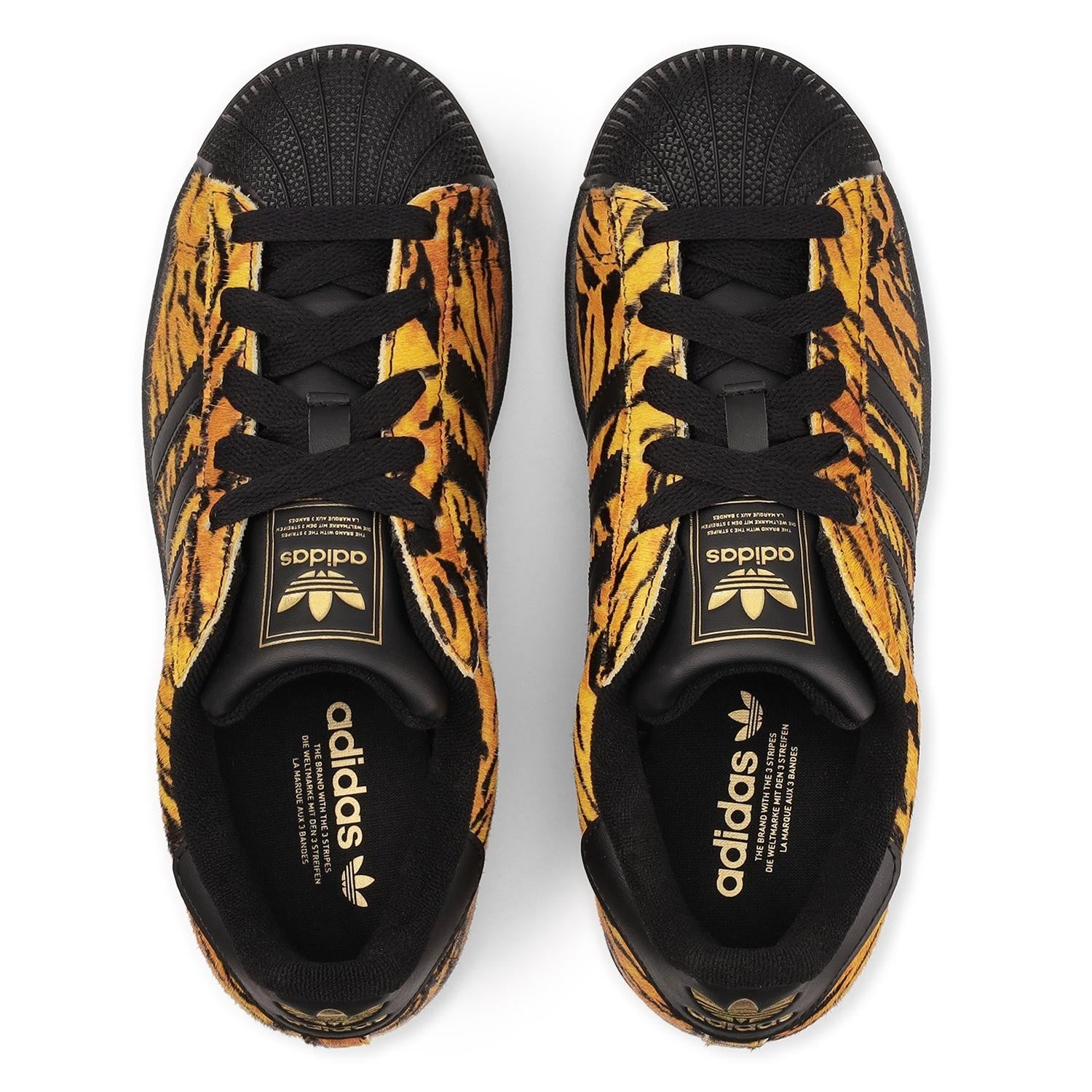 IH1633 adidas SUPERSTAR II YELLOW/CBLACK/GOLDMT (Women's)