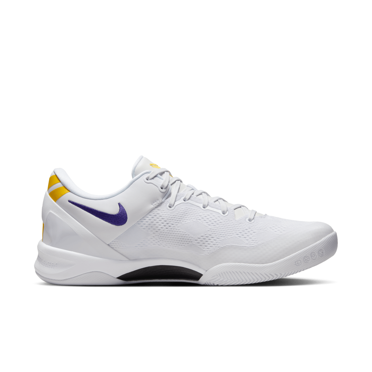 HF9550-100 Nike Kobe 8 Protro White and Court Purple (Men's)