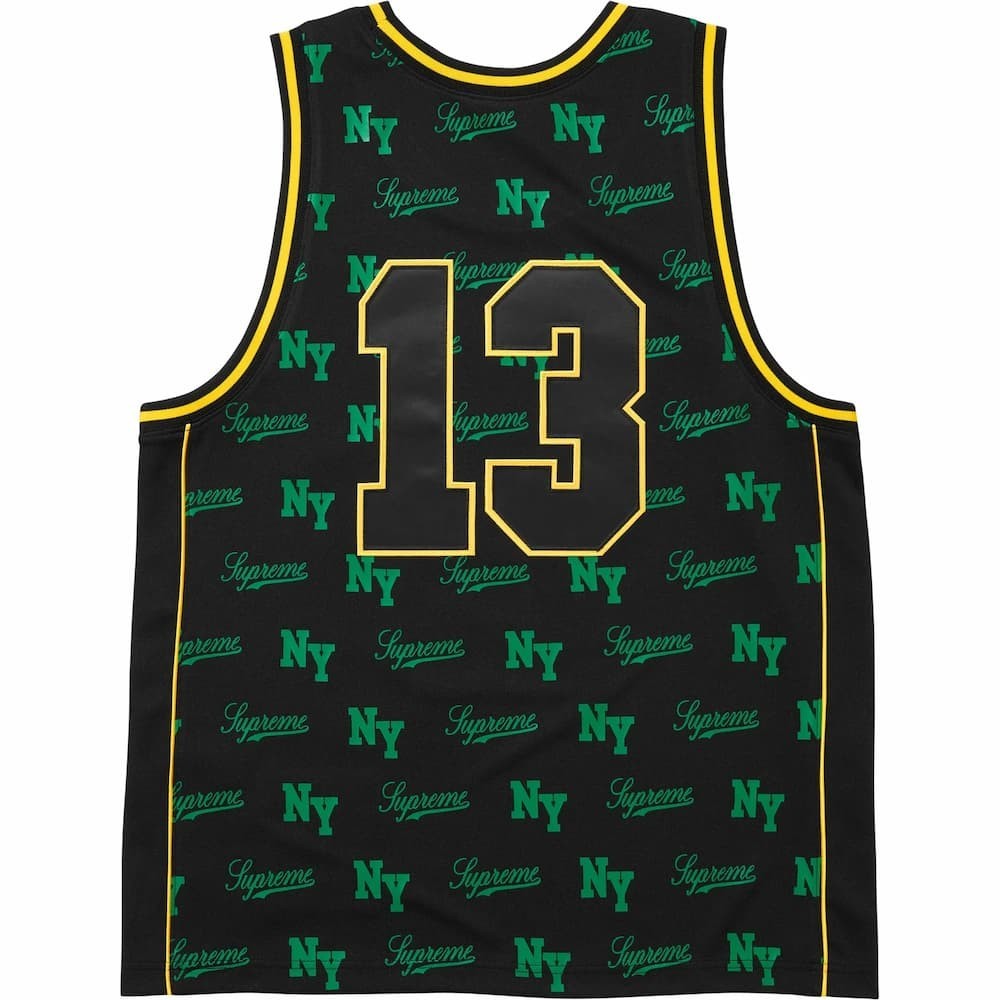 Supreme Mitchell Ness Monogram Basketball Jersey Black