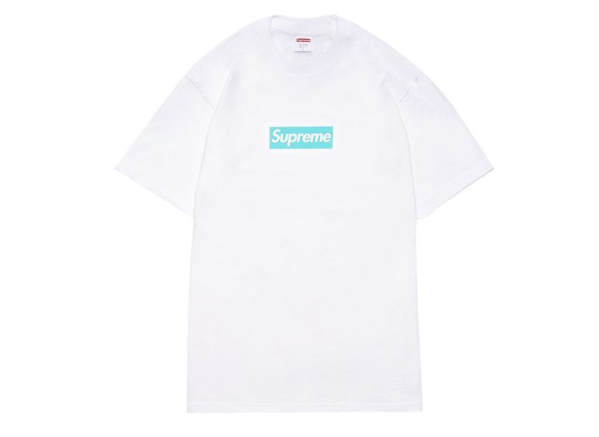 Supreme Tiffany & Co. Box Logo Tee White