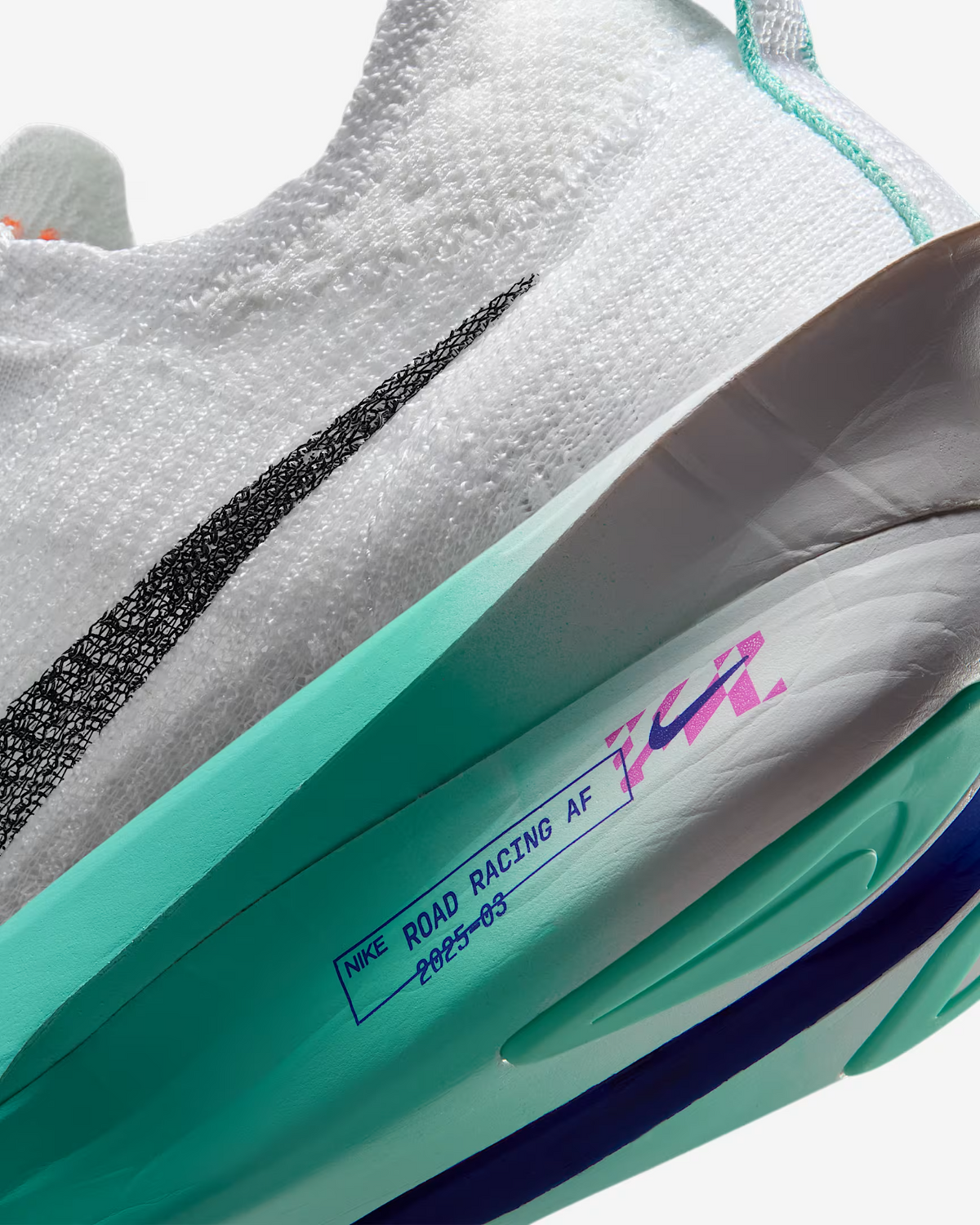 FD8315-104 Nike Alphafly 3 White Hyper Turquoise Concord Black (Women's)