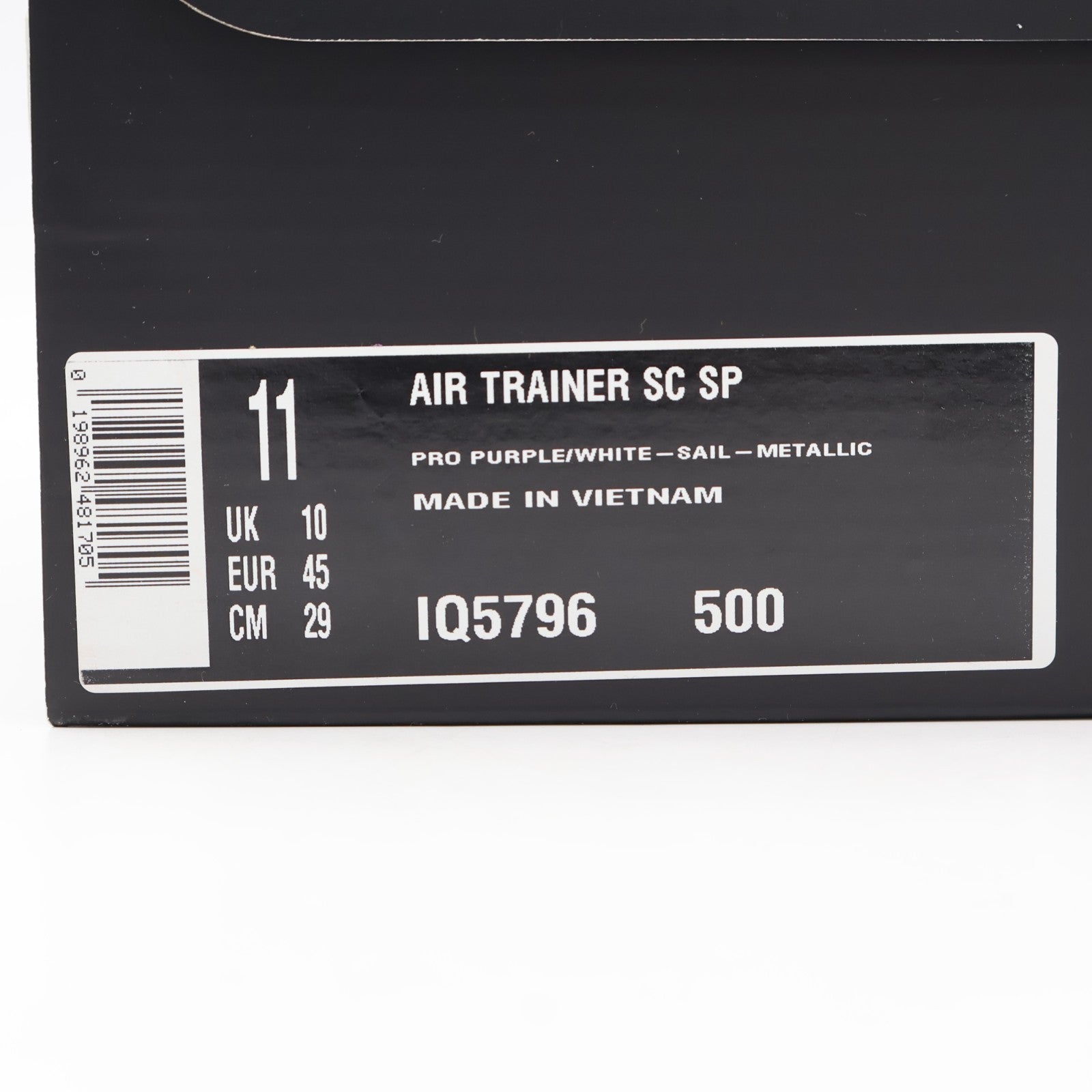 IQ5796-500 Nike Air Trainer SC High "Pro Purple" (Men's)