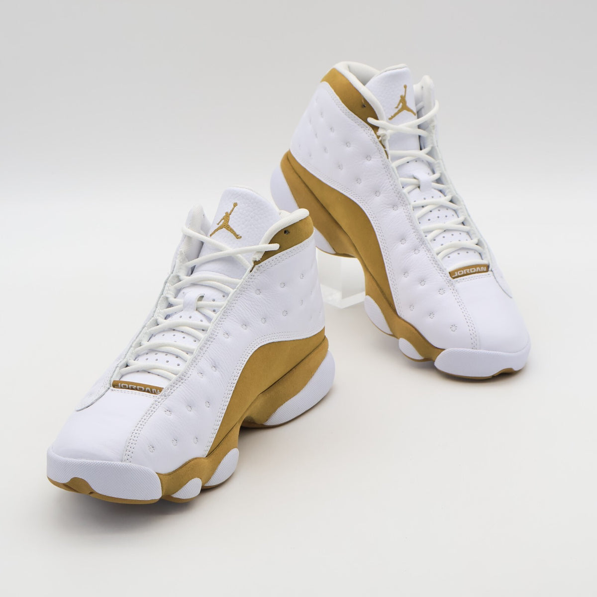 414571-171 Nike Air Jordan 13 Retro Wheat White Gold Beige Brown (Men's)