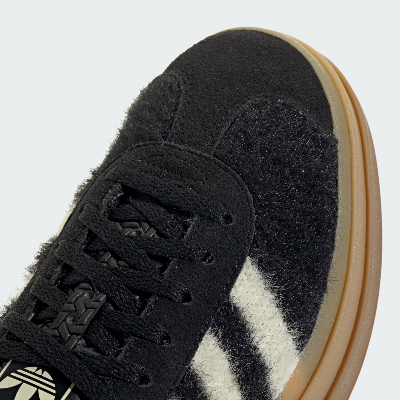 js3907 adidas Originals Gazelle Bold Core Black Cream White Gold Metall (Women's