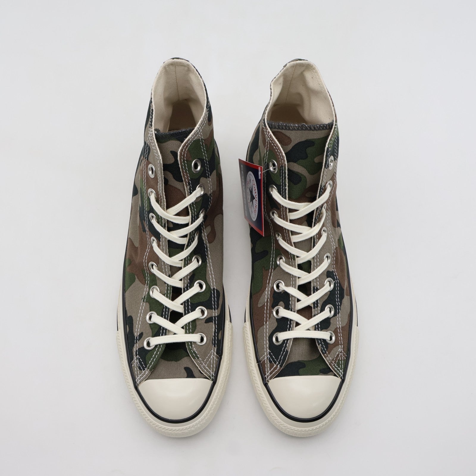 31318220 Converse All Star Aged Woodlandcamo Hi Green Gray Brown (Men's)