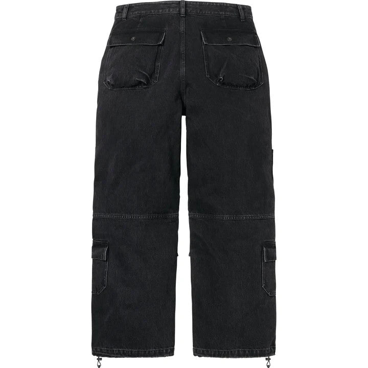 Supreme Y's by Yohji Yamamoto Denim Utility Pant Washed Black