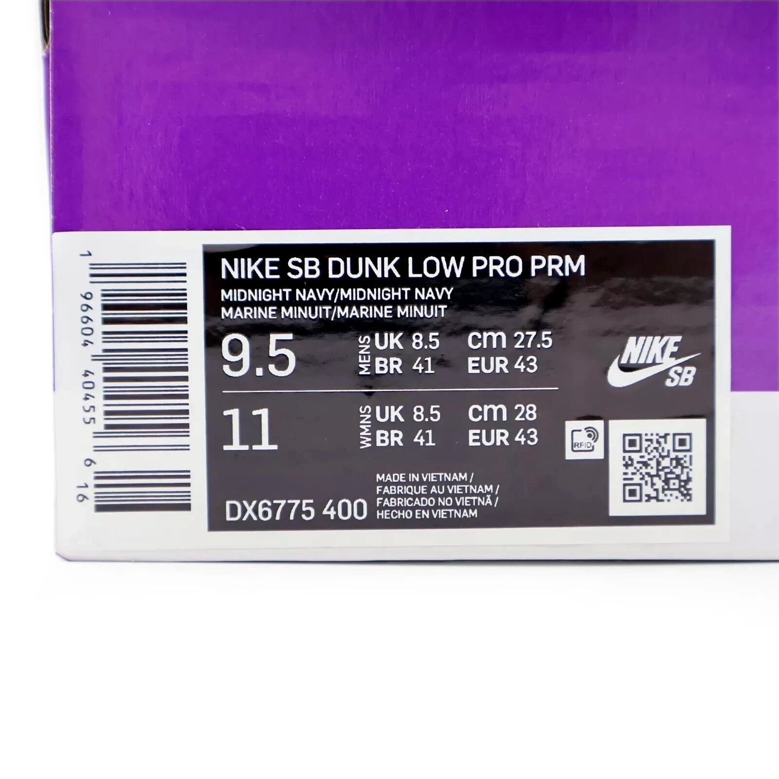 DX6775-400 Nike SB Dunk Low 90s Backpack Desert Ochre Midnight Navy (Men's)