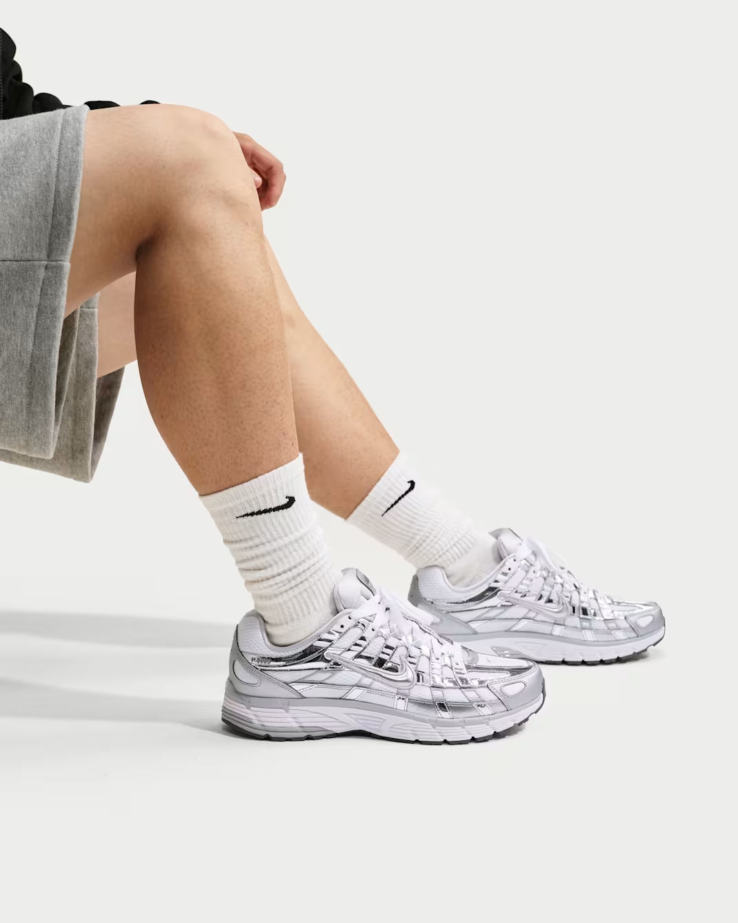 CN0149-100 Nike P-6000 "White/Metallic Silver" (Men's)