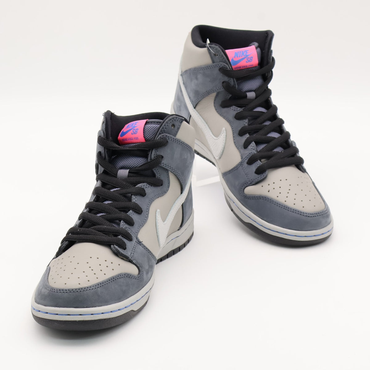 DJ9800-001 Nike SB Dunk High Pro Medium Grey Pink Flint Flamingo Gray Fog