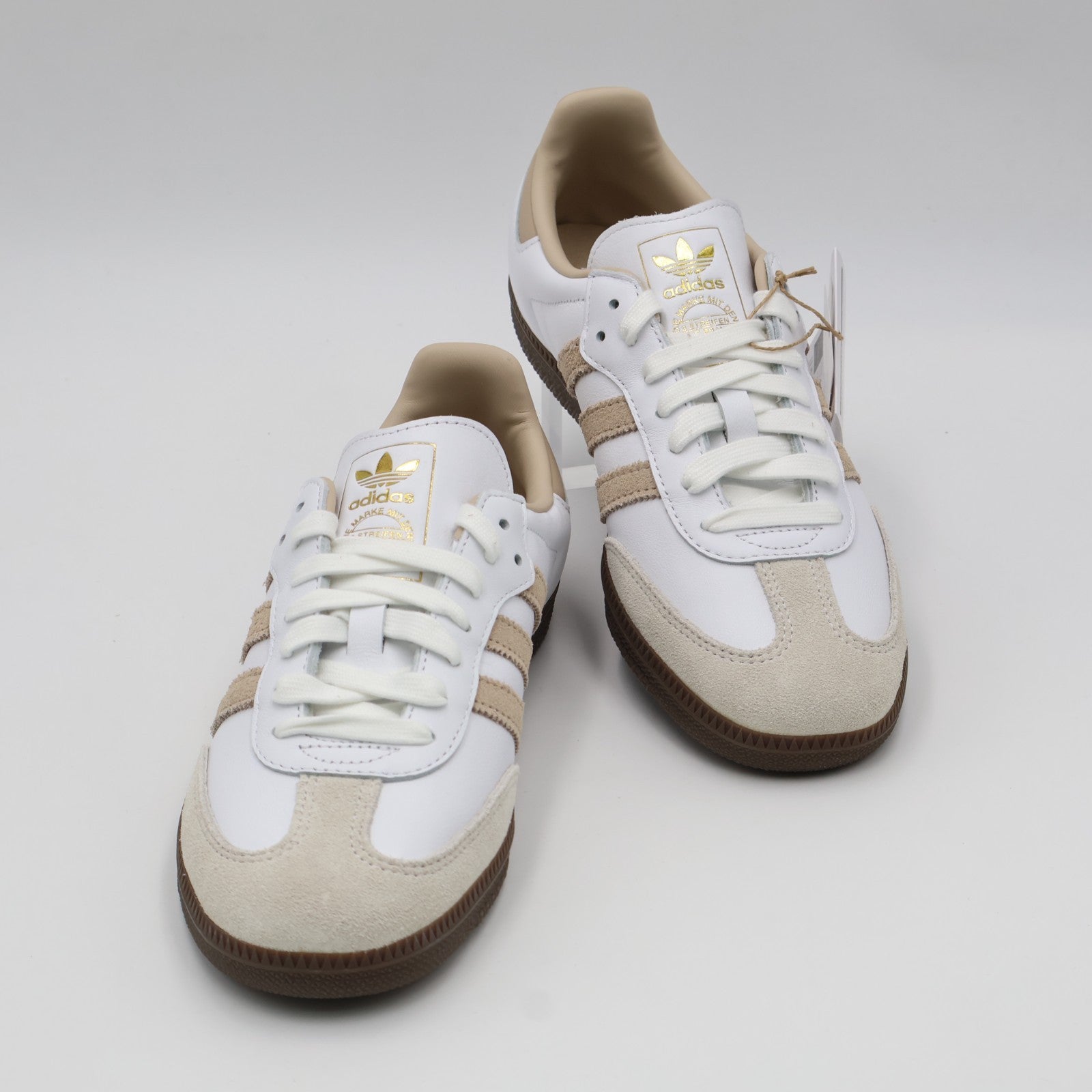 JI0218  adidas Samba OG White Brown Gum (Men's)