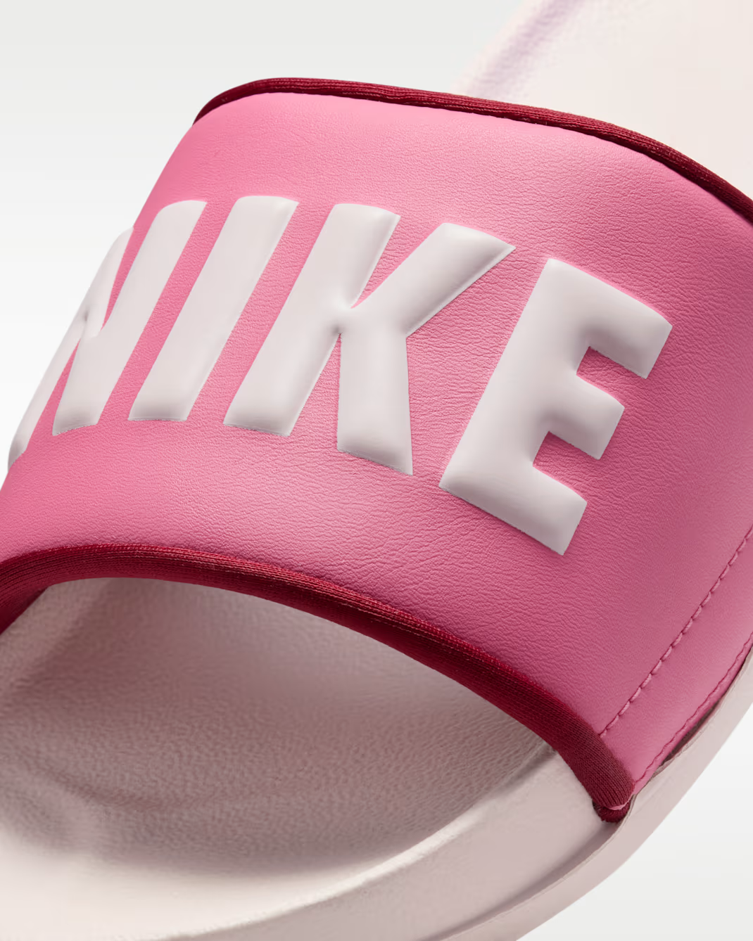 BQ4632-608 Nike Offcourt Slide Pecan Team Red Pearl Pink (Women's)