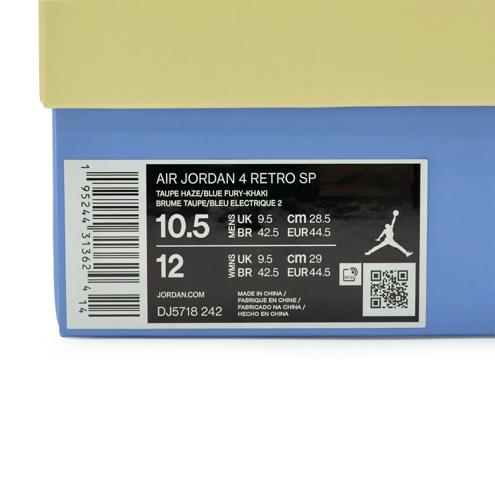 DJ5718-242 Nike Air Jordan 4 Retro SP 30th Anniversary Union Taupe Haze (Men's)