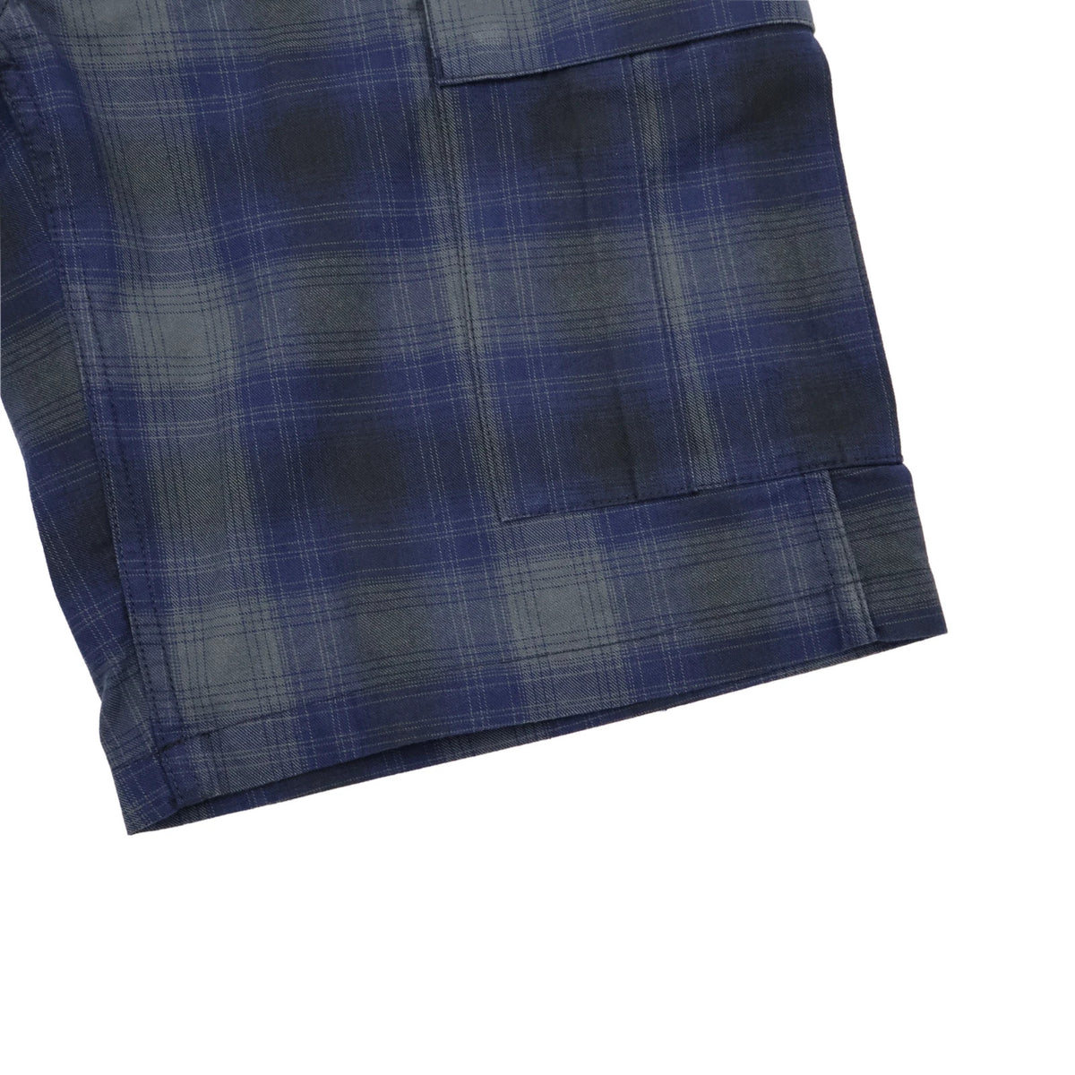 Supreme Shadow Plaid Cargo Short Navy