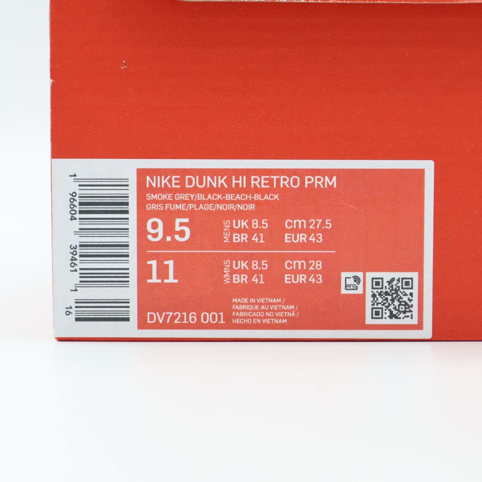 DV7216-001 Nike Dunk High Retro Premium Classics 50 Years Of Hip-Hop (Men's)