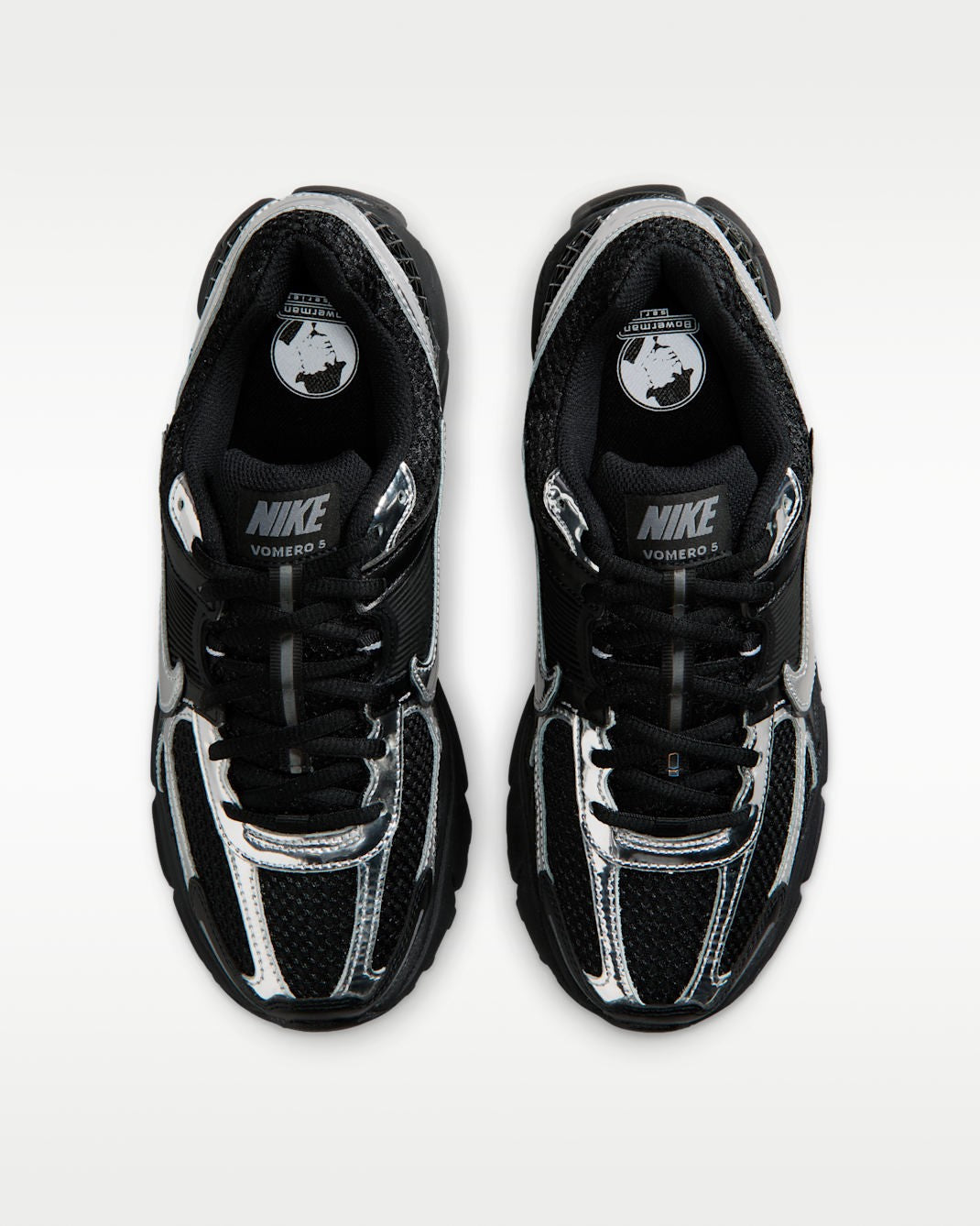 IV4311-002 Nike Women's Zoom Vomero 5 BlackMetallic Silver (Women's)