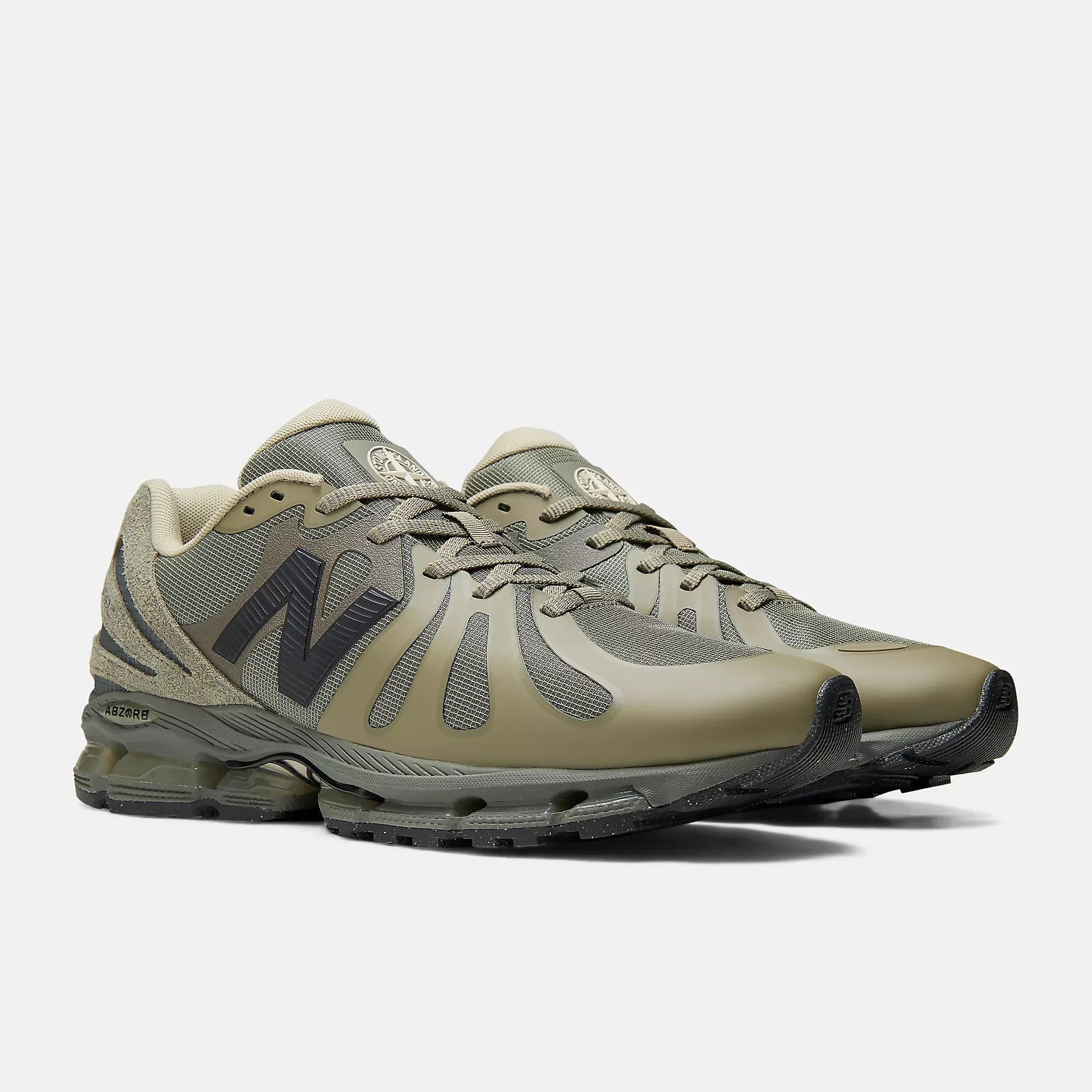 U1890ST Stone Island Ã New Balance ABZORB 1890 "Covert Green" (Men's)