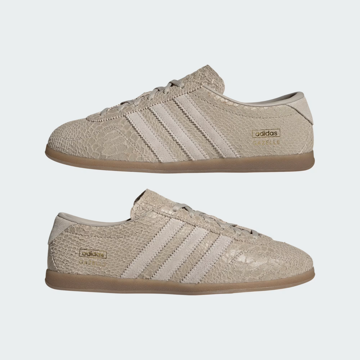 KI3579 adidas Gazelle Lo Pro Wonder Beige Alumina (Women's)