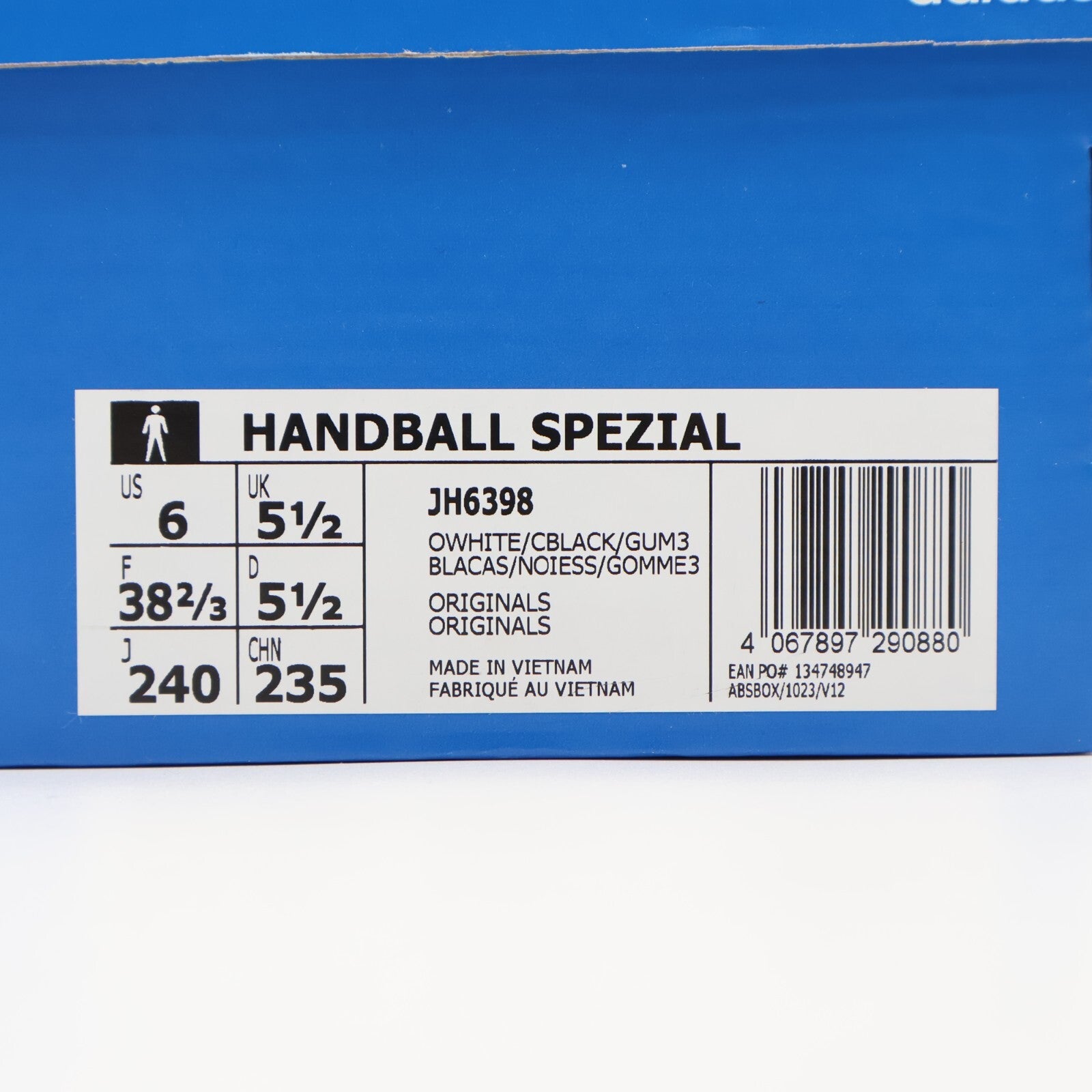 JH6398 adidas Originals Handball Spezial Off White Core Black Gum (Men's)