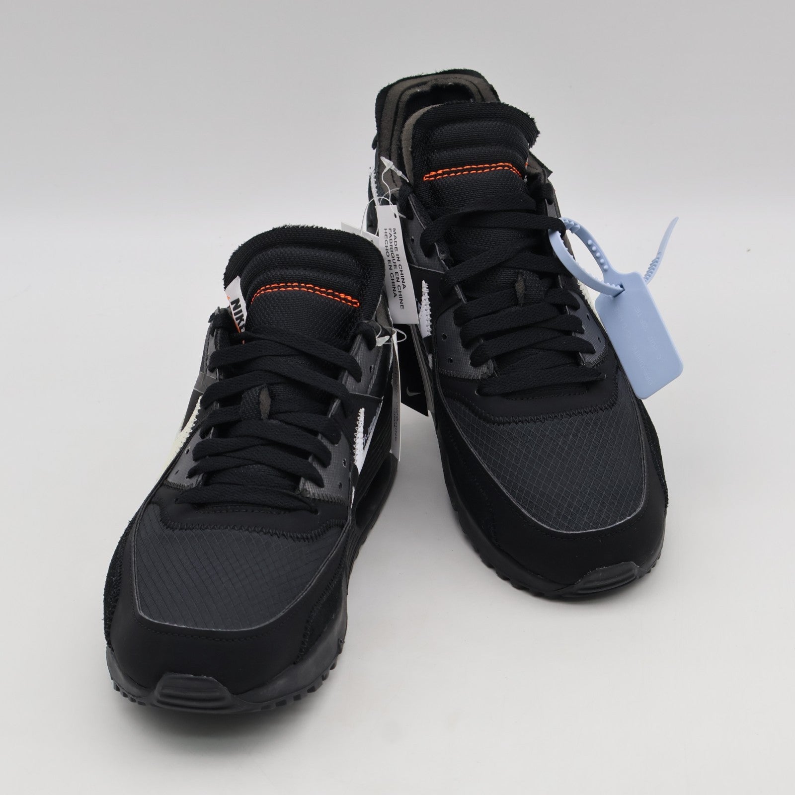 AA7293-001 OFF-WHITE NIKE AIR MAX 90 BLACK CORN (Men's)