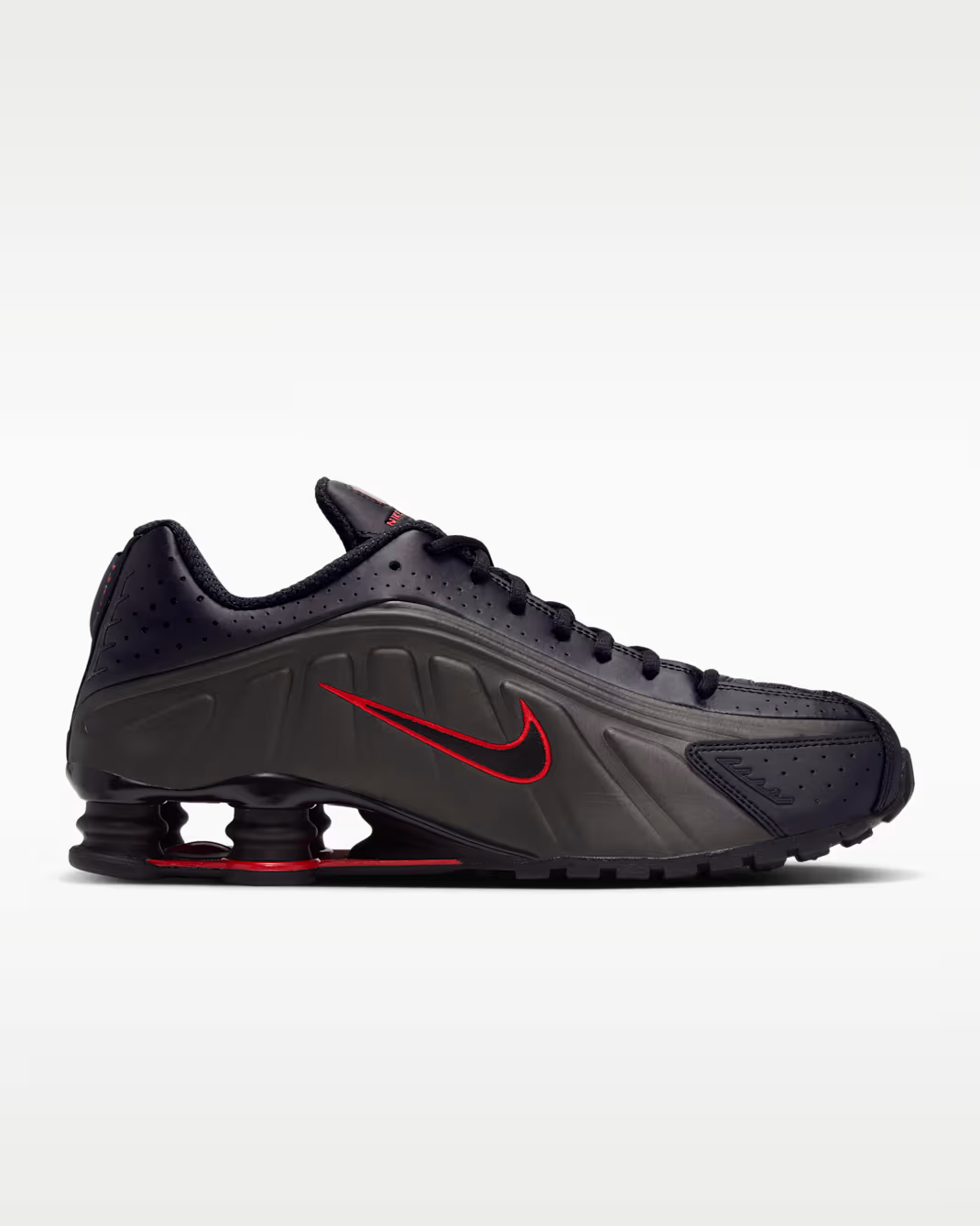 HQ1988-015 Nike Shox R4 "Black/Challenge Red" (Men's)