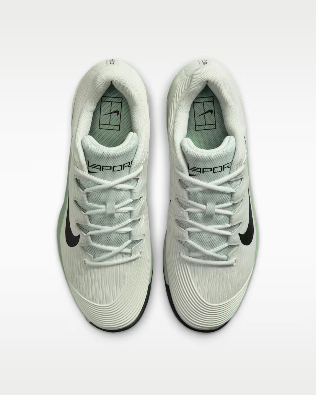 FV5552-003 Nike Vapor 12 Light Silver Steam White Black (Men's)