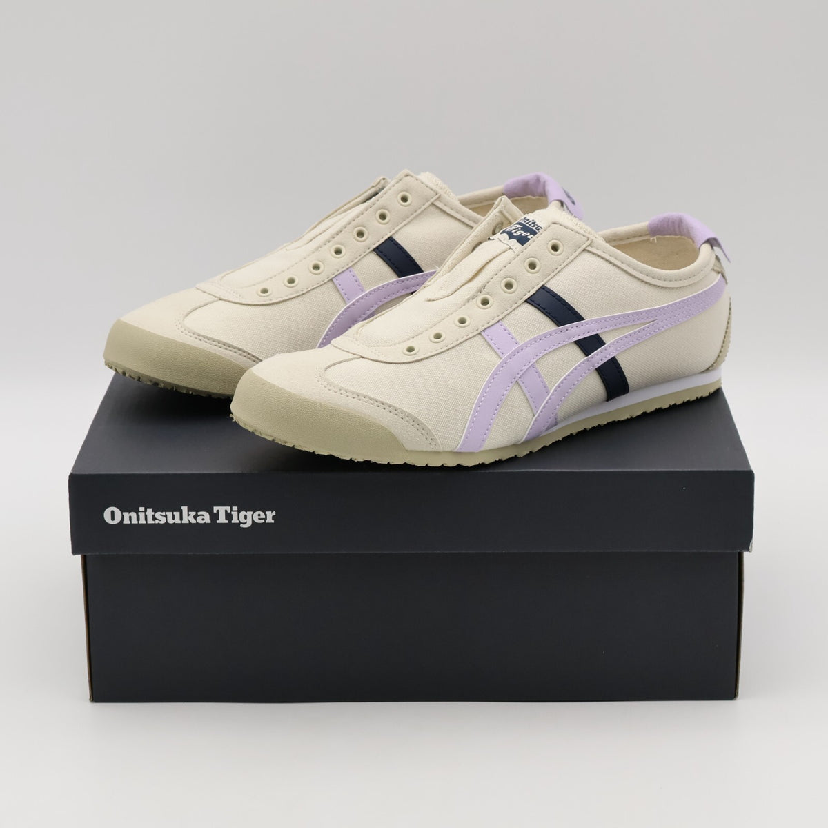 1183A360-212 Onitsuka Tiger MEXICO 66 SLIP-ON BIRCH FADED ASH ROCK (Men's)