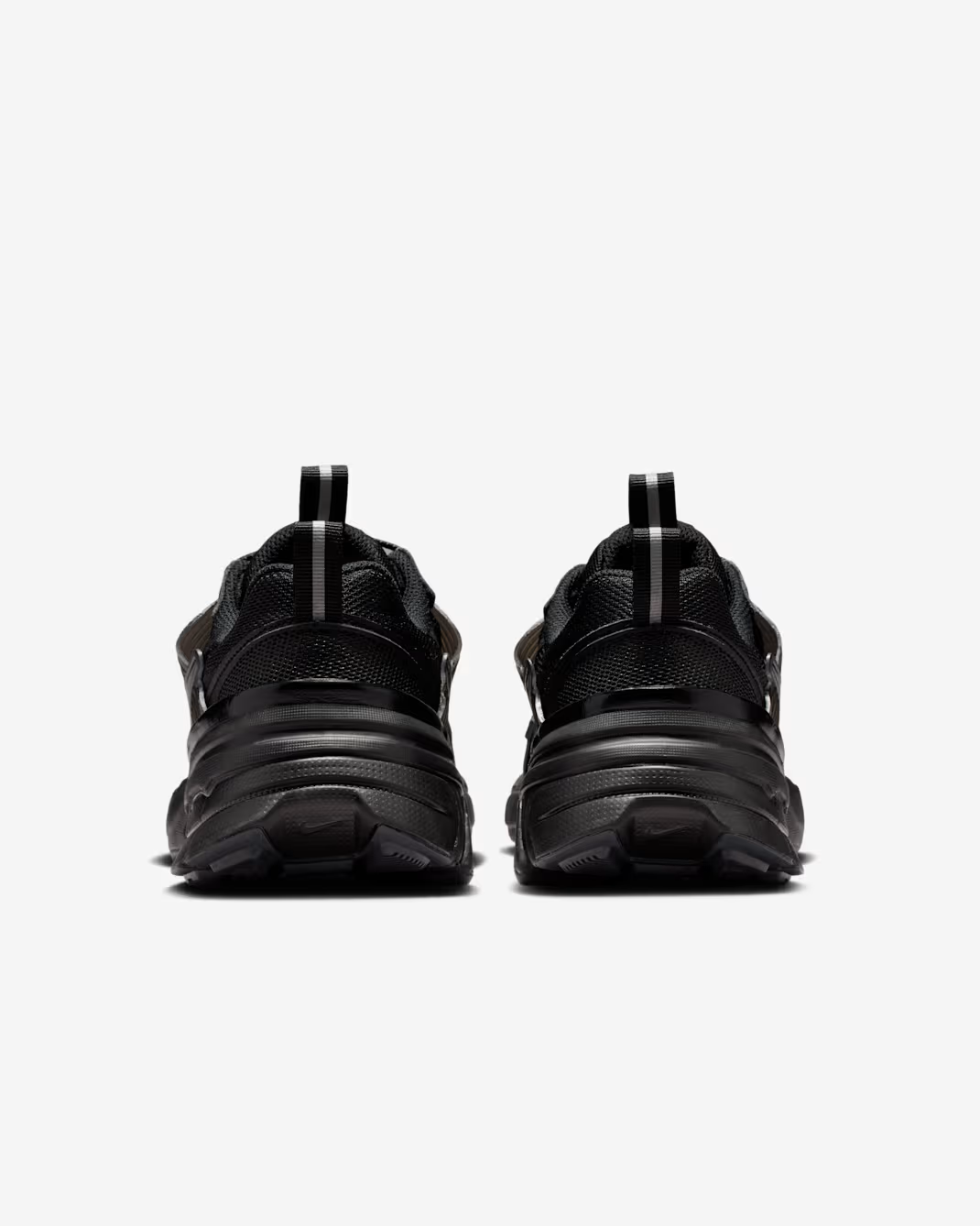 IH0388-001 Nike V2K Run Shoes Black Metallic Silver Anthracite (Women's)
