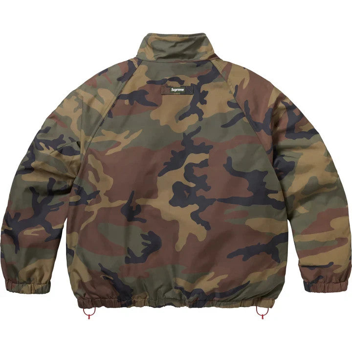 Supreme Polartec Reversible Track Jacket Woodland Camo