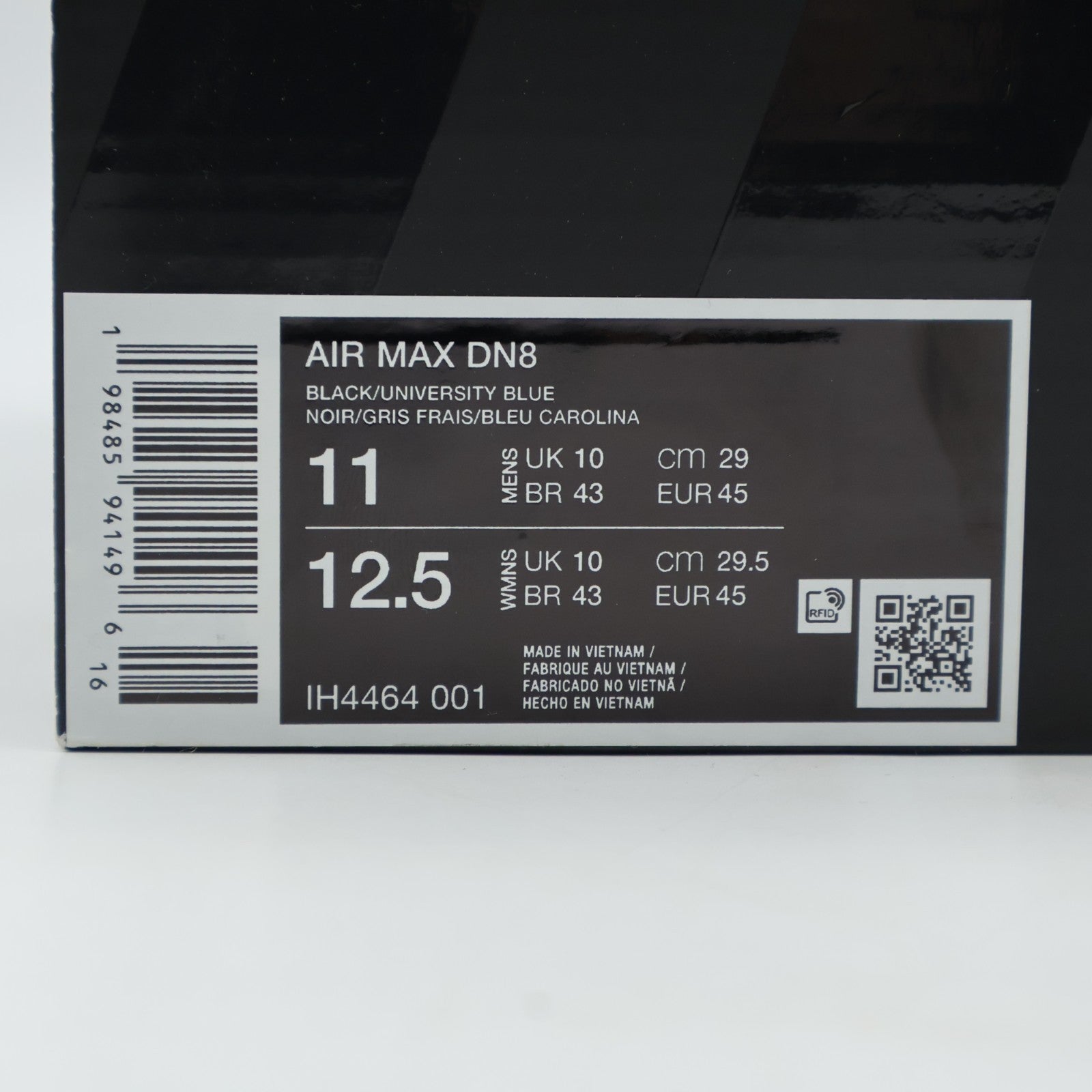 IH4464-001 Nike Air Max Dn 8 Shoes Black  Cool Grey Wolf Grey  (Men's)