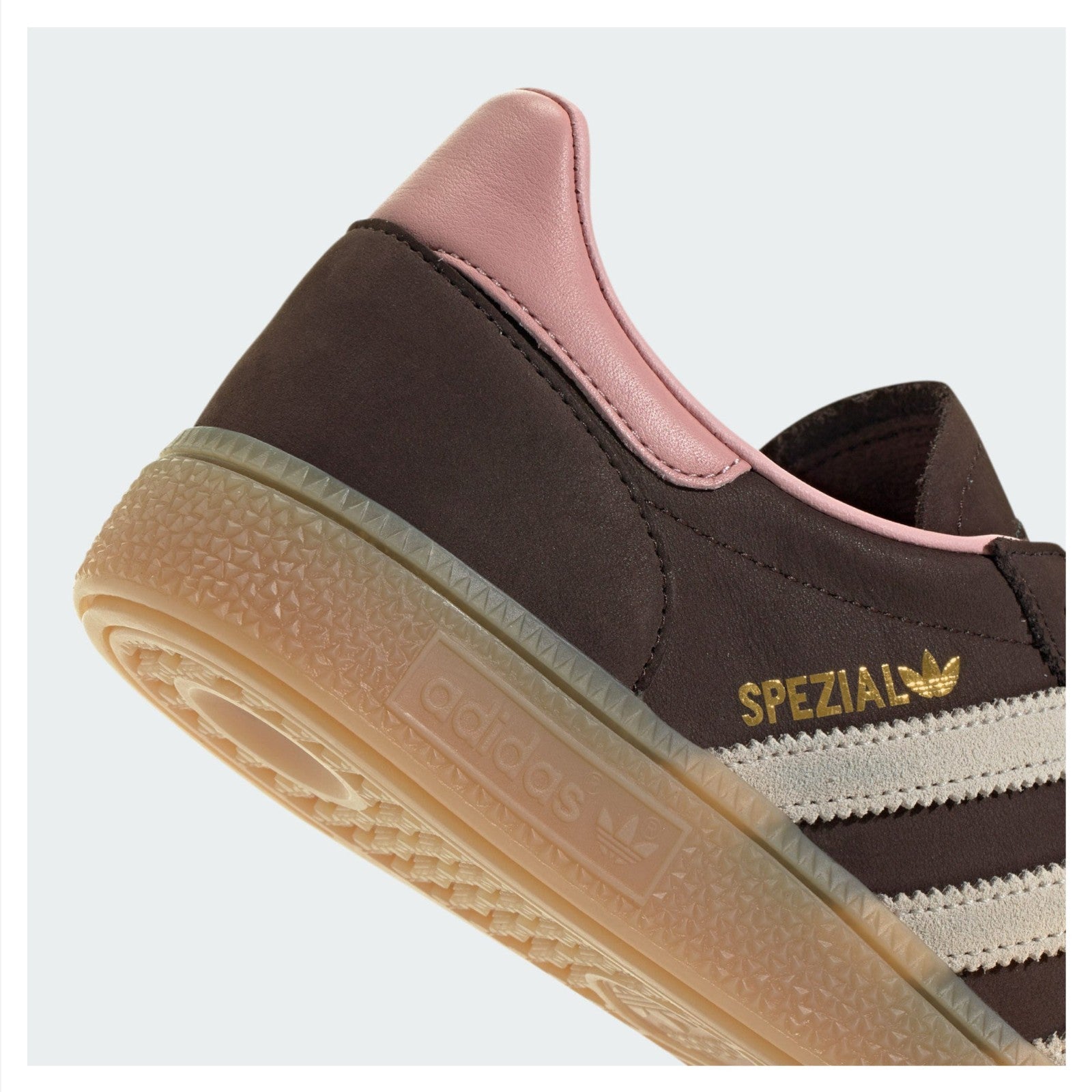 JR0852 adidas Originals Handball Spezial Dark Brown Alumina Wonder (Women's)
