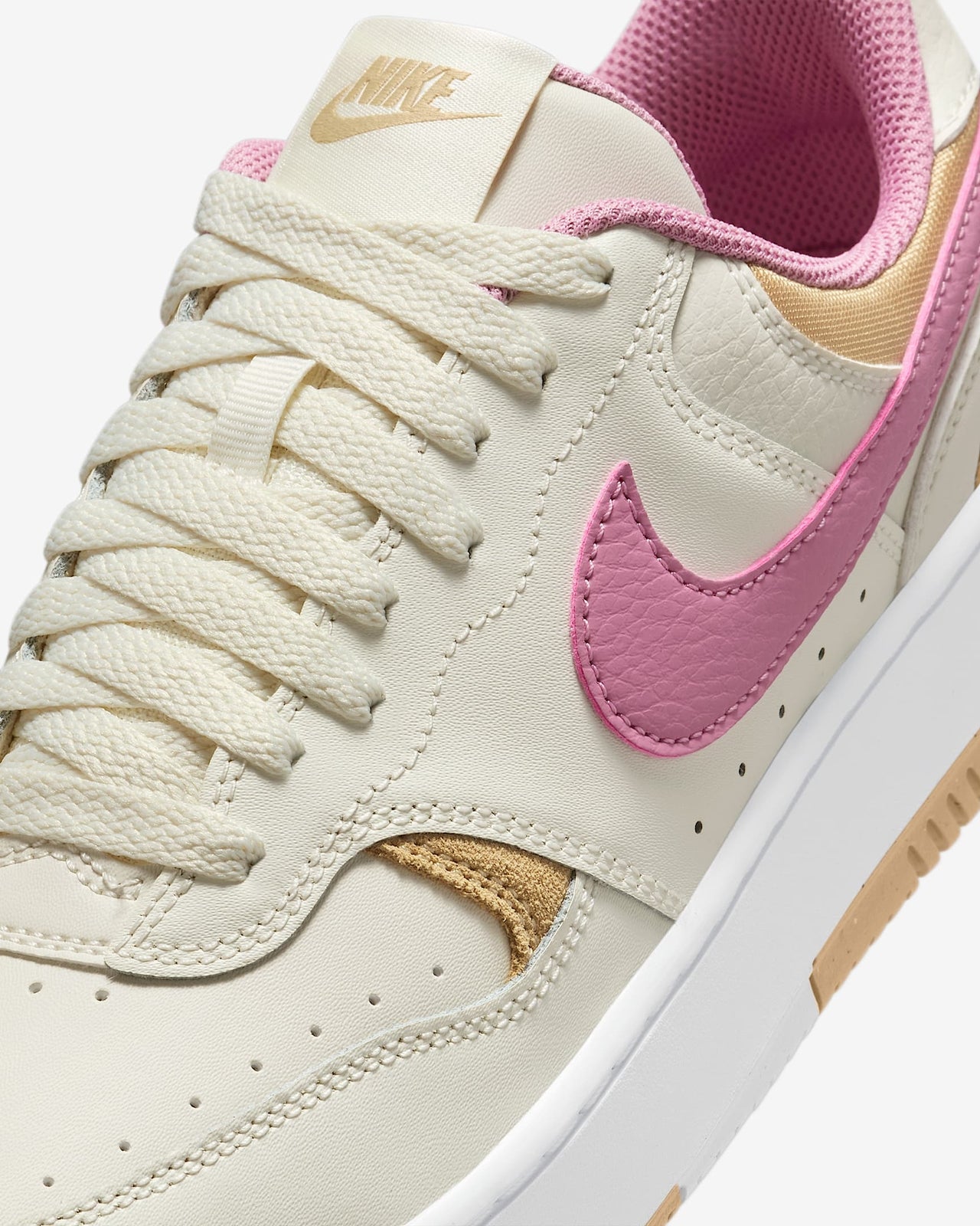DX9176-005 Nike Gamma Force Soft Pearl Sesame White Elemental Pink (Women's)
