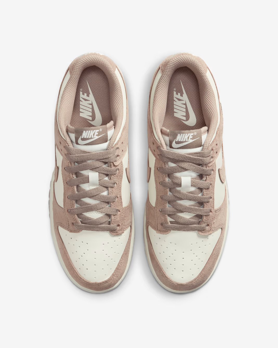 IB4417-105 Nike Dunk Low Malt Gold Mini Swoosh (Women's)