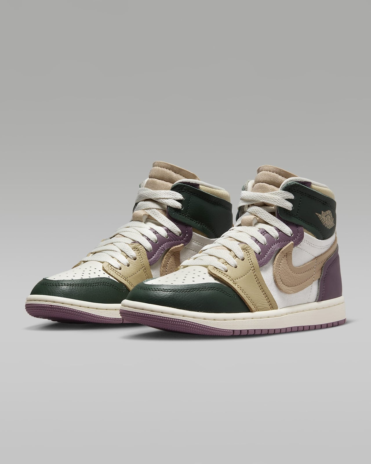 FB9891-300 Nike Air Jordan 1 High MM Galactic Jade (Women's)