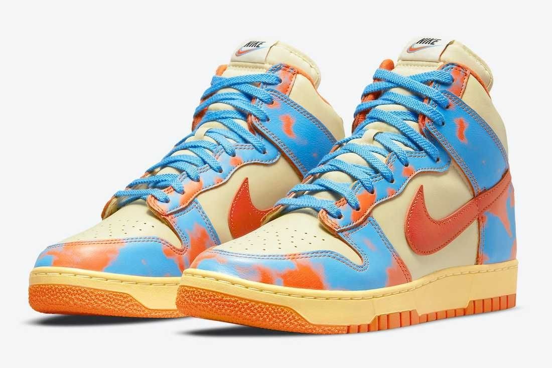 DD9404-800 Nike Dunk High 1985 SP "Orange Acid Wash" (Men's)
