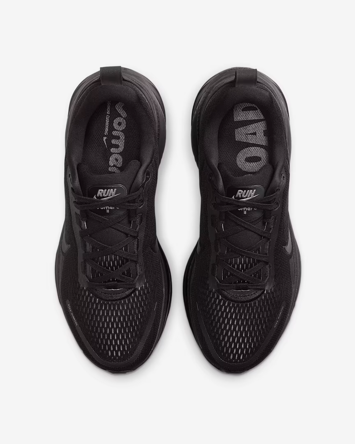 HM6804-004 Nike Vomero 18 Road Running Shoes Black  Dark Smoke Grey (Women's)