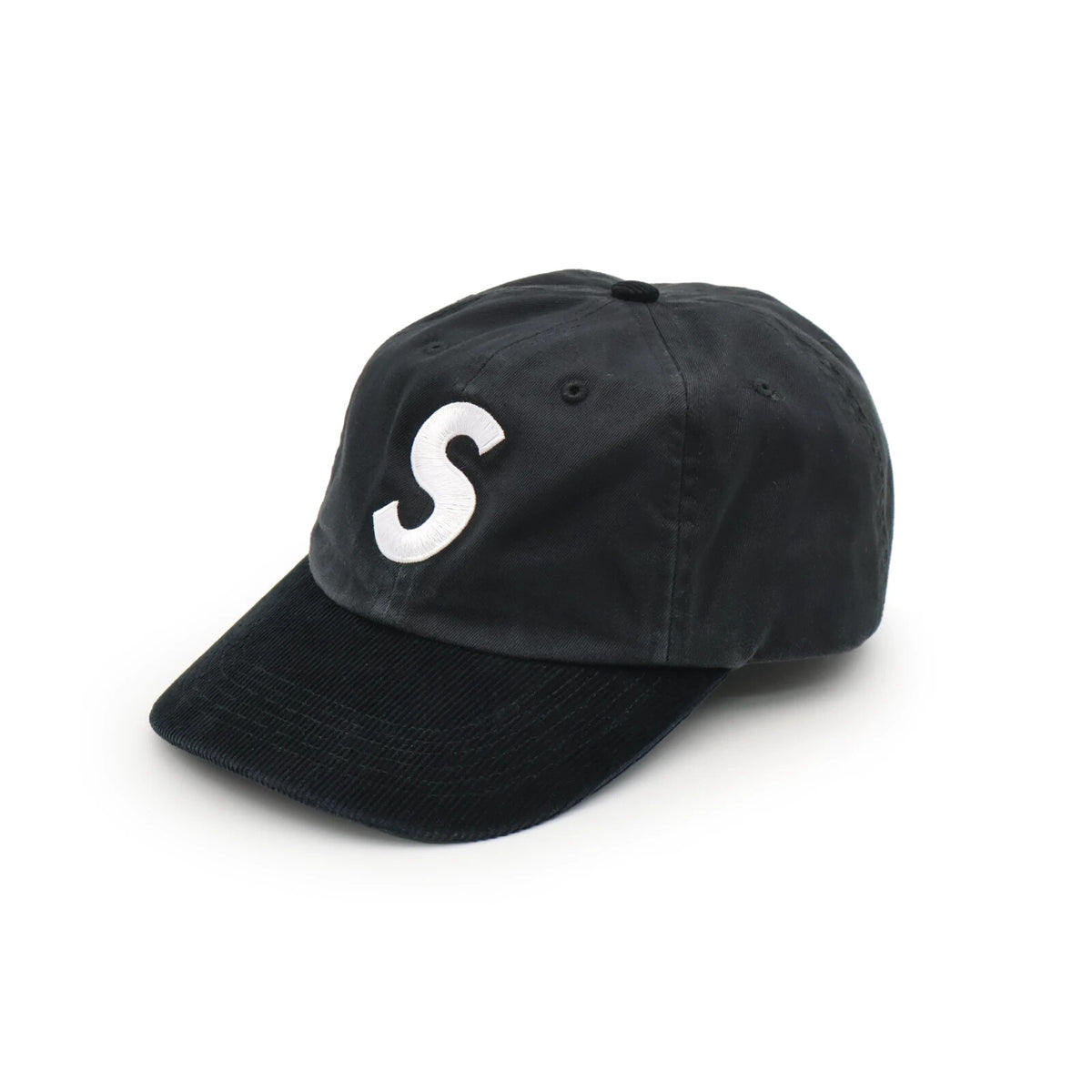 Supreme 2-Tone S Logo 6-Panel Black