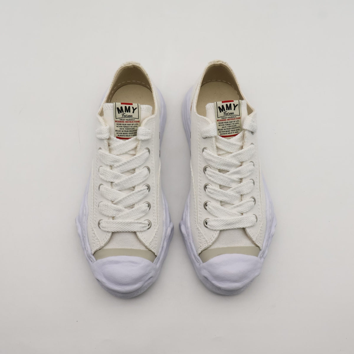 A05FW702-white Maison MIHARA YASUHIRO HANK Original Sole Canvas Low Cut (Men's)