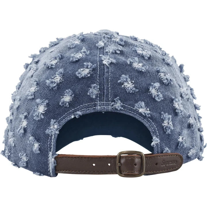 Supreme Hole Punch Rhinestone Denim 6-Panel Washed Indigo