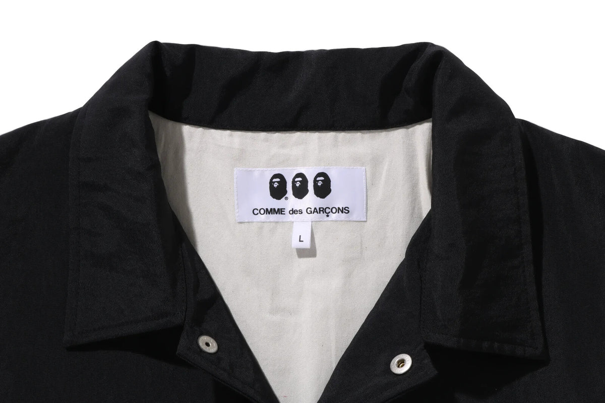 A BATHING APE COMME des GARCONS OSAKA Coach Jacket Black