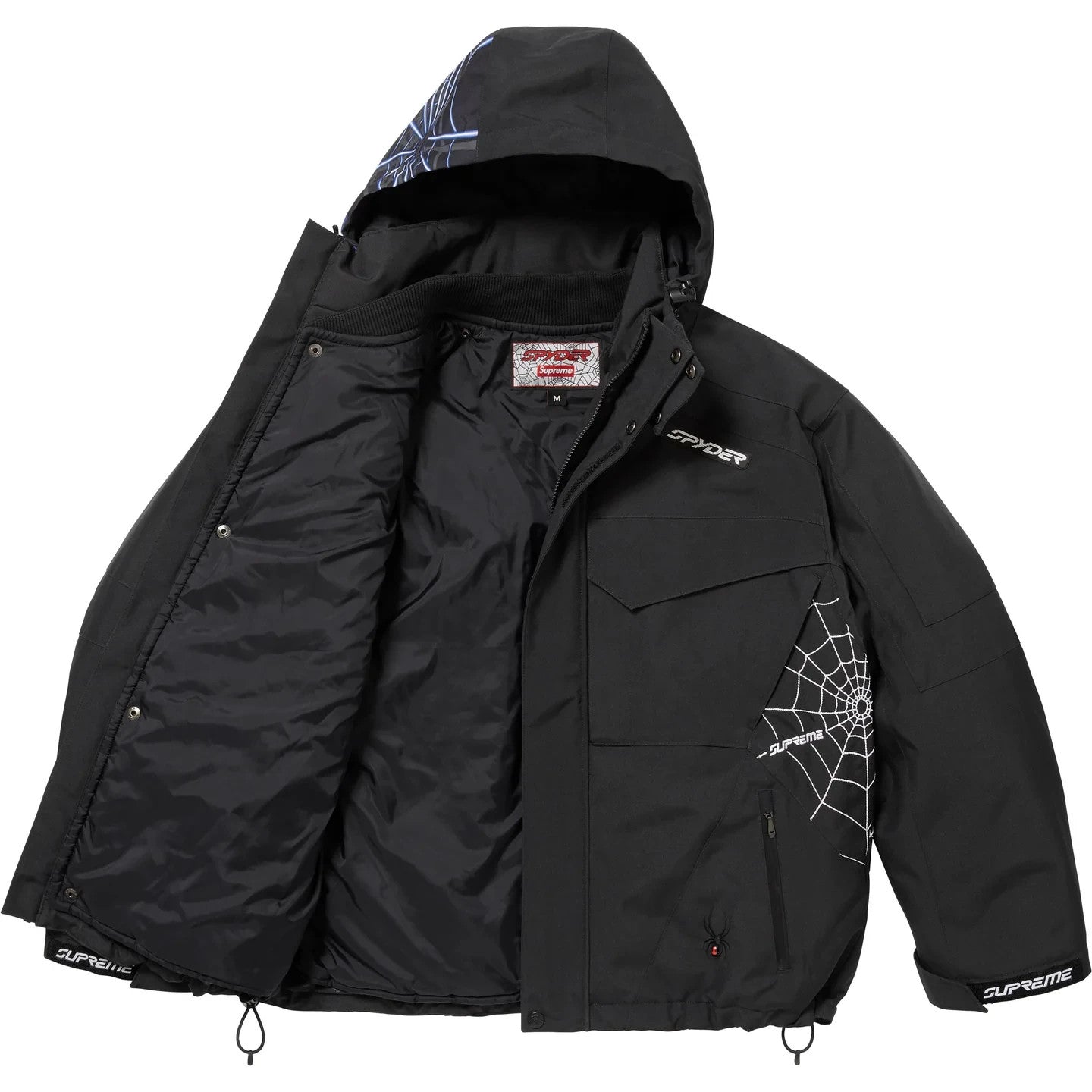 Supreme Spyder Technical Jacket Black