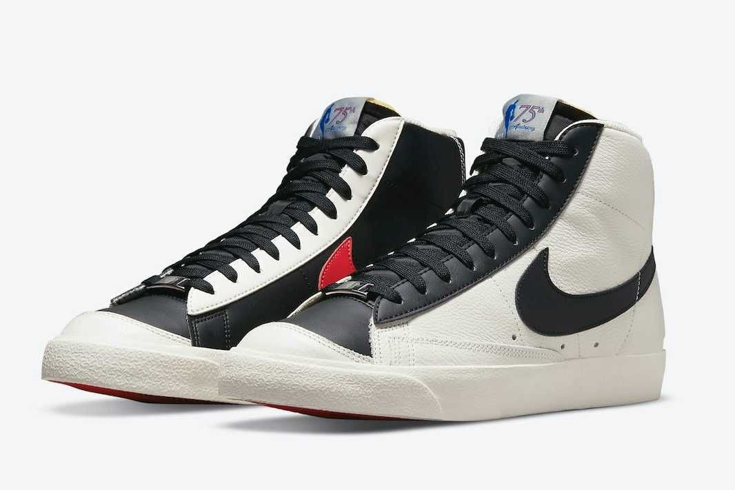 DD8025-101 NBA Ã Nike Blazer Mid ' 77EMB "TrailBlazers" (Men's)