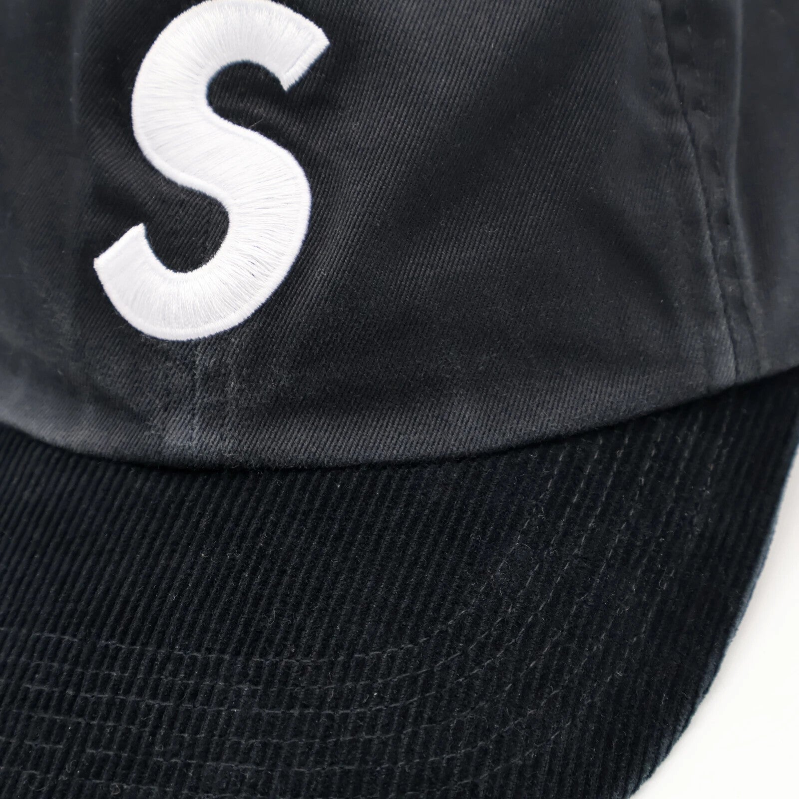 Supreme 2-Tone S Logo 6-Panel Black