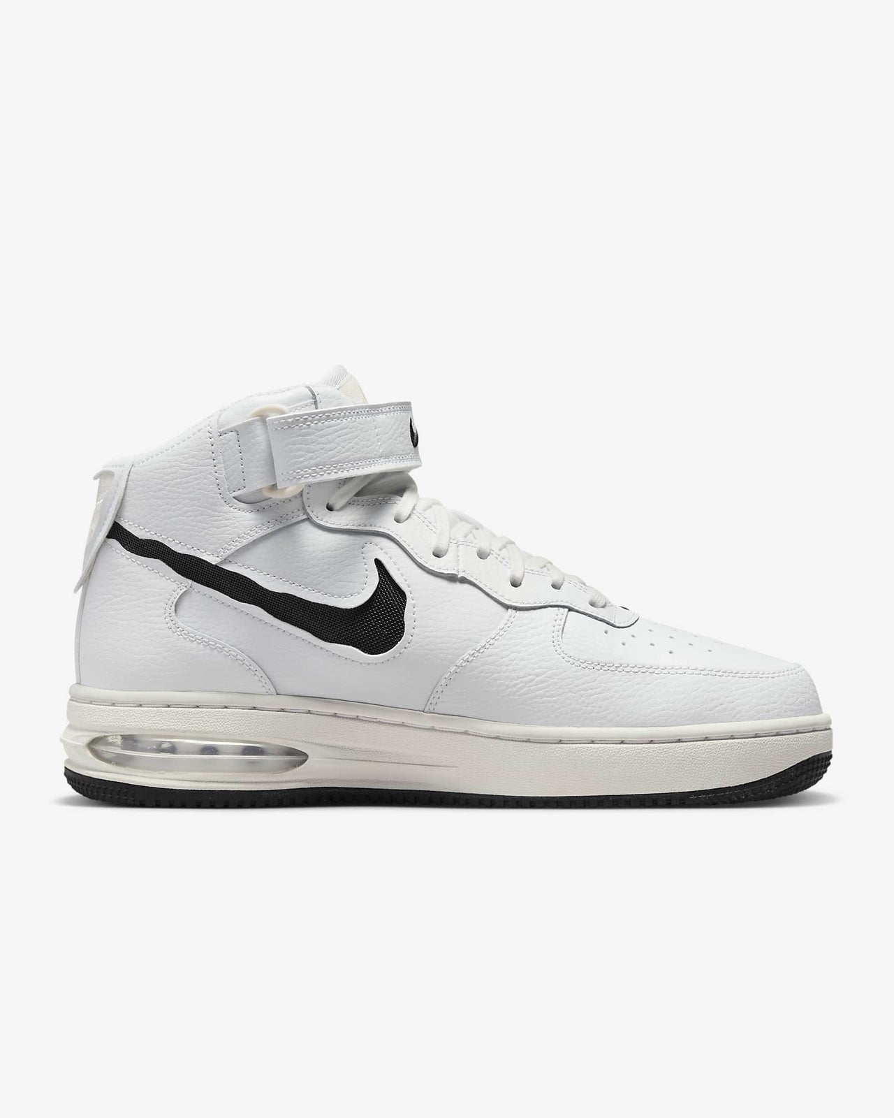 FB1374-101 Nike Air Force 1 Mid Evo Summit White Sail Black (Men's)