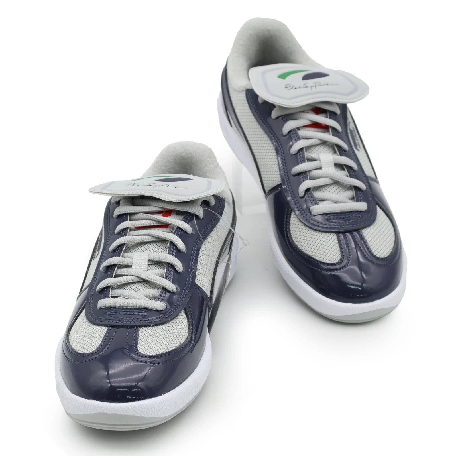 406042-01 BlackEyePatch Puma Cup Palermo Premium Cool Light Gray New Navy (Men's