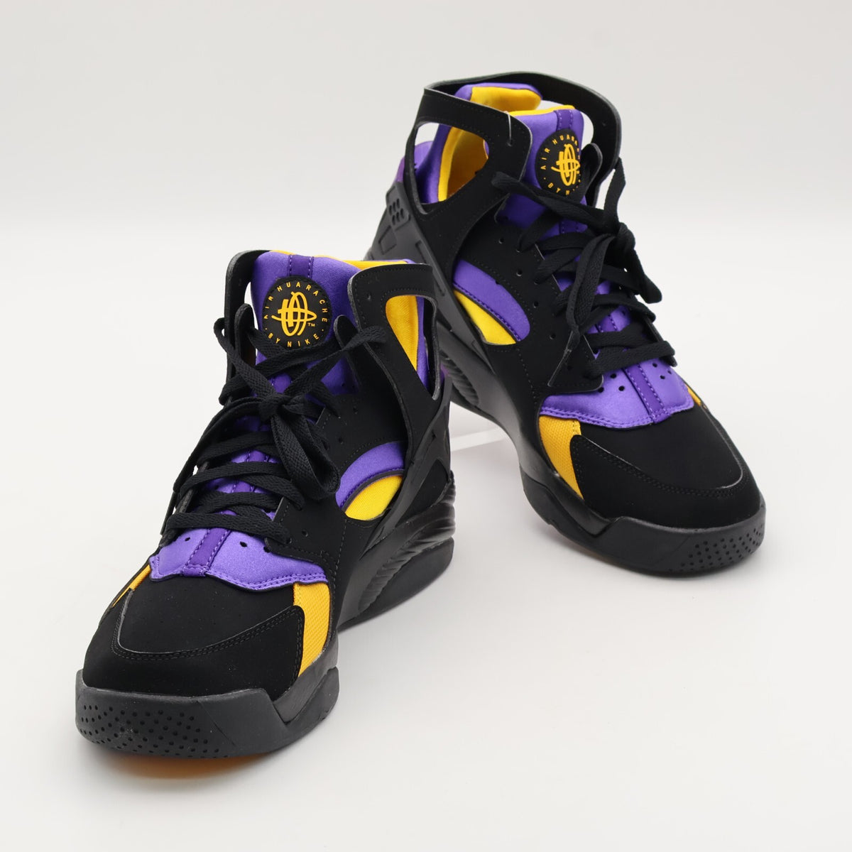 FD0188-001 Nike Air Flight Huarache Lakers Away Black Varsity Purple (Men's)