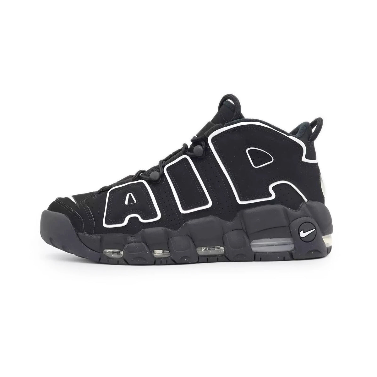 414962-002 Nike Air More Uptempo Black White (Men's)