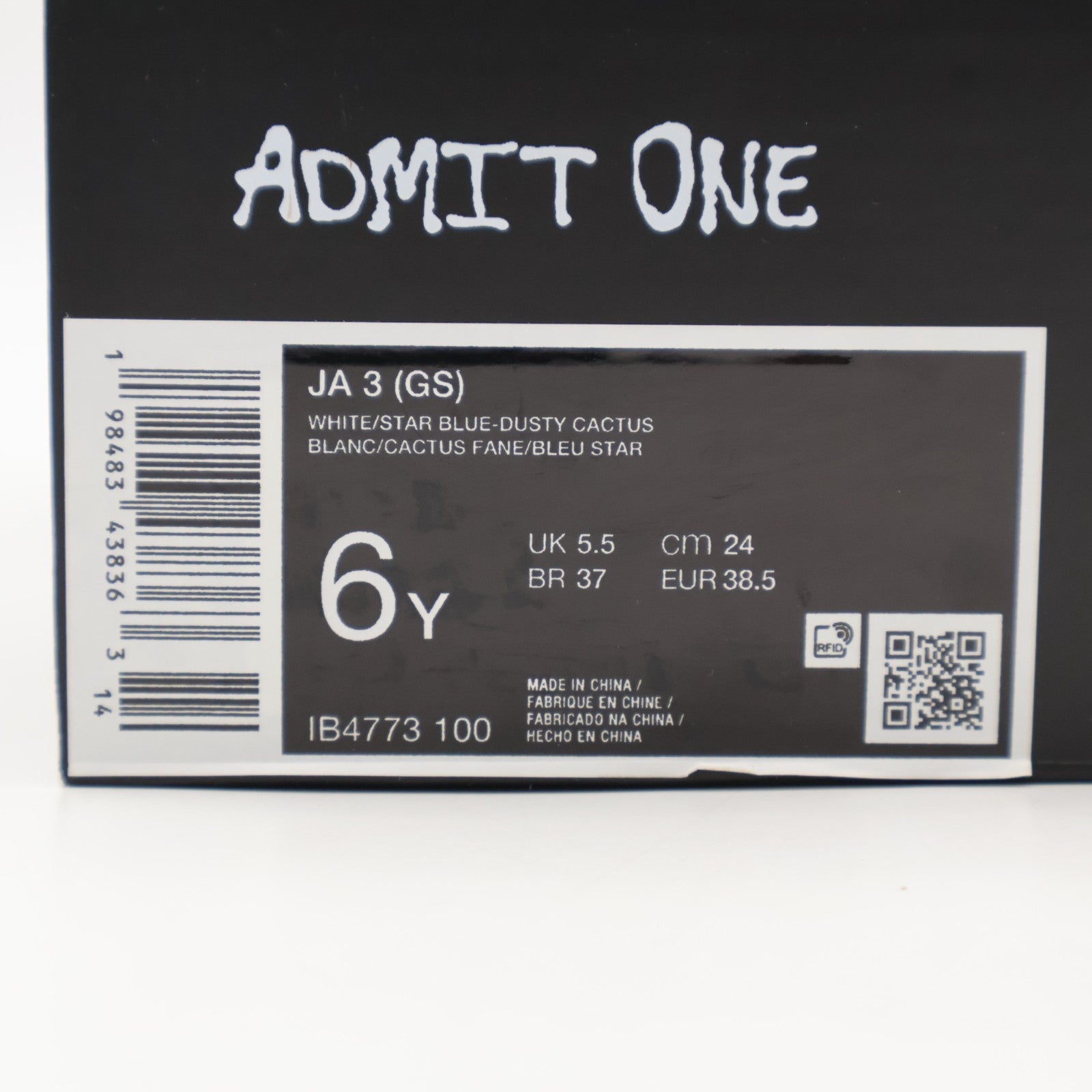 IB4773-100 Nike GS Ja 3 Light Show
