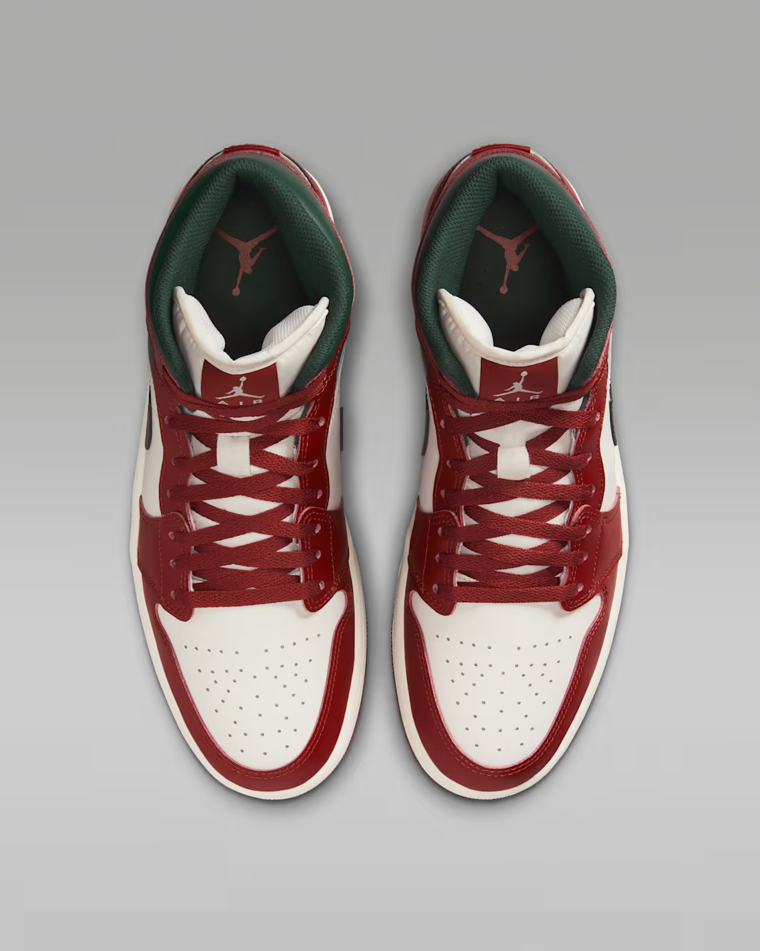 DQ8426-105 Nike Air Jordan 1 Mid Sail Pure Platinum Redstone (Men's)
