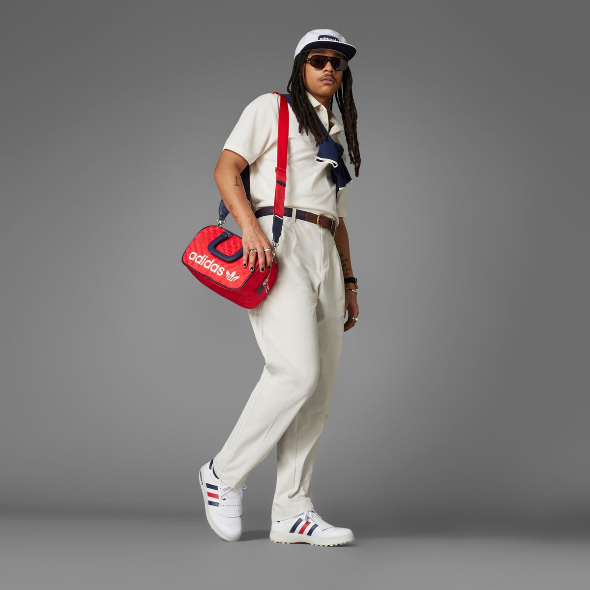 IH2266 adidas Originals Coursecup Spikeless Golf Cloud White Night Indigo(Men's)