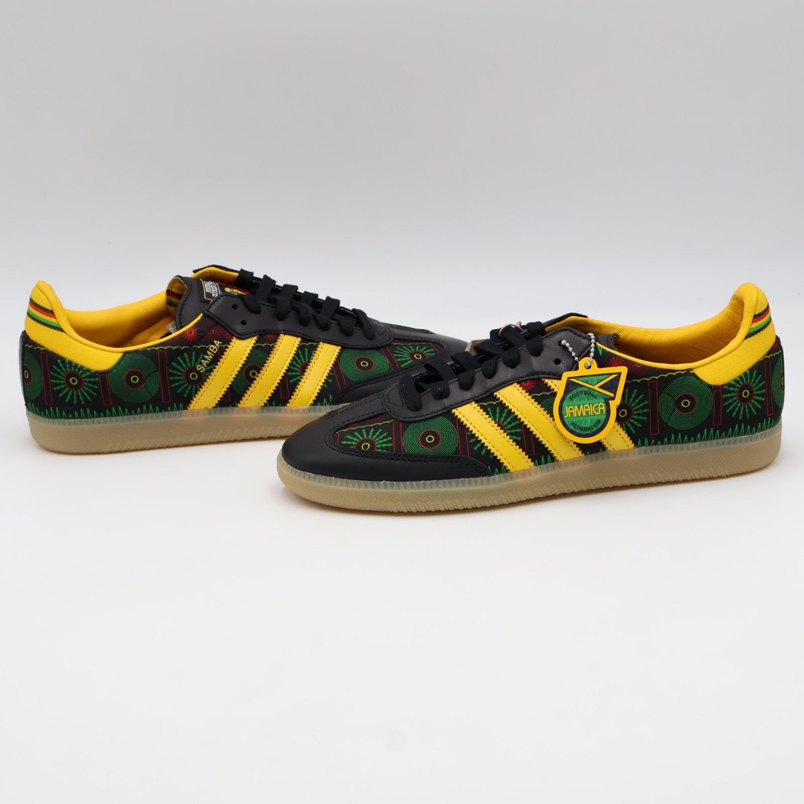 KI8571 Bob Marley adidas Samba Black Yellow Gum (Men's)